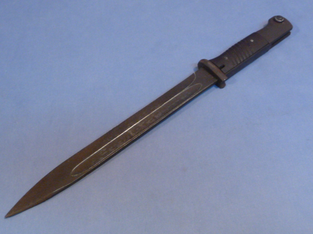 Original WWII German Late-War 98K Bayonet, Riveted Grips!!!