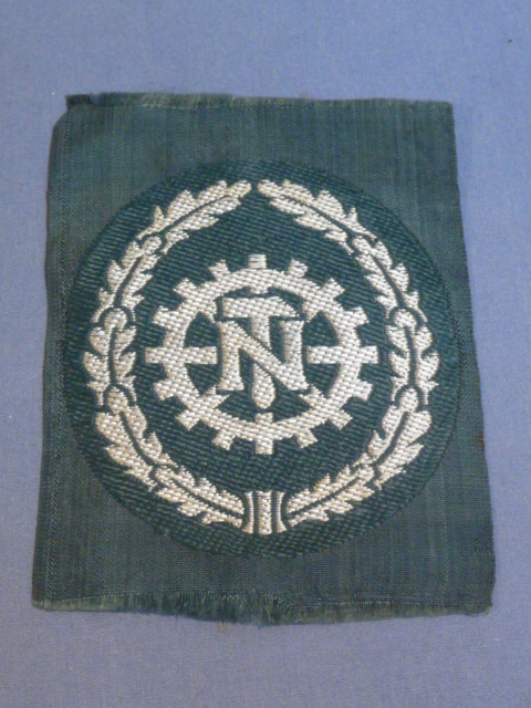 Original WWII German Heer (Army) Former Member of TeNo EM/NCO Sleeve Insignia