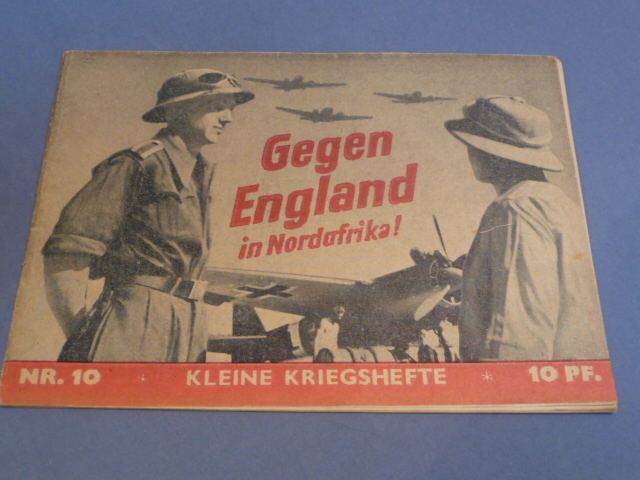 Original WWII German Kleine Kriegshefte Youth Book, Gegen England in Nordafrika!