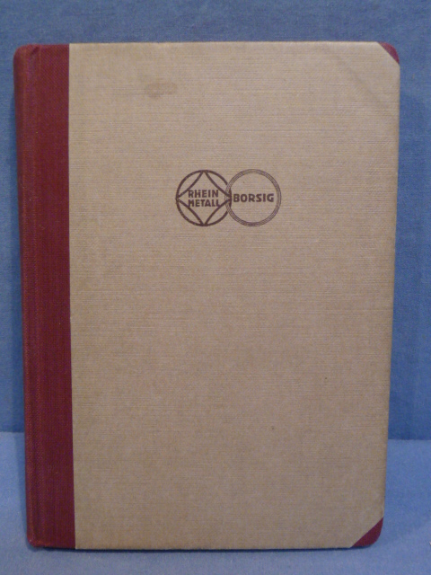 Original WWII German Pocket Information Book for the Artilleryman, ARTILLERISTEN