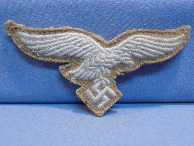 Original WWII German Luftwaffe Tropical (AK) Tunic Breast Eagle