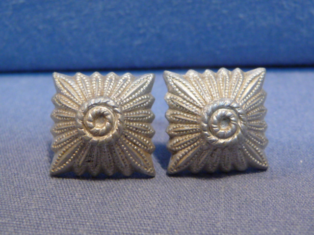 Original WWII German Army NCO Rank Pips 12mm, Pair