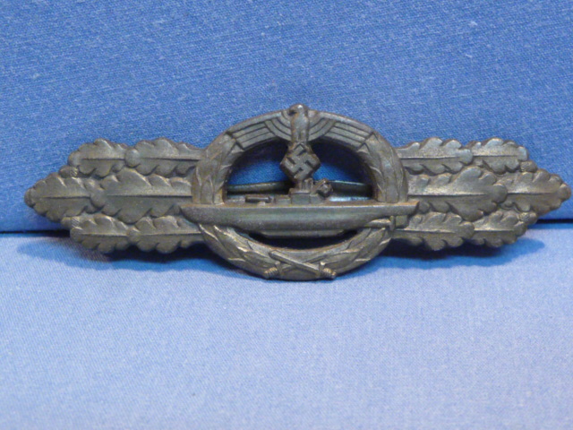 Original WWII German Kriegsmarine U-Boot Close Combat Clasp in Bronze