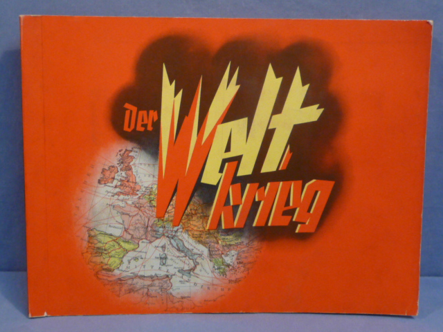 Original Pre-WWII German The WORLD WAR Cigarette Card Book, Der Welt Krieg