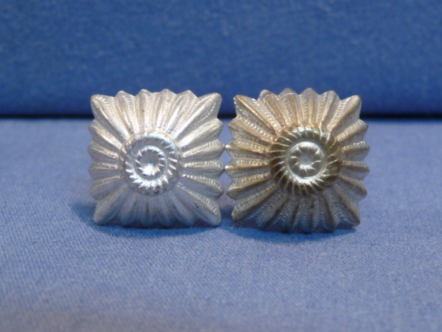 Original WWII German Army NCO Rank Pips 12mm, Pair