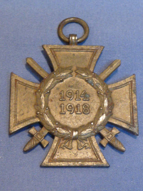 Original Pre-WWII German Combatants 1914-1918 Honor Cross, Hindenburg Cross