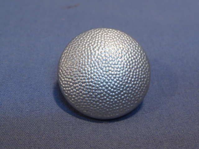 Original WWII German SILVER Pebbled Tunic Button, UNUSED 21mm