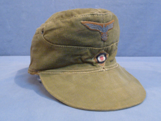 Original WWII German Heer (Army) Tropical M43 Field Cap