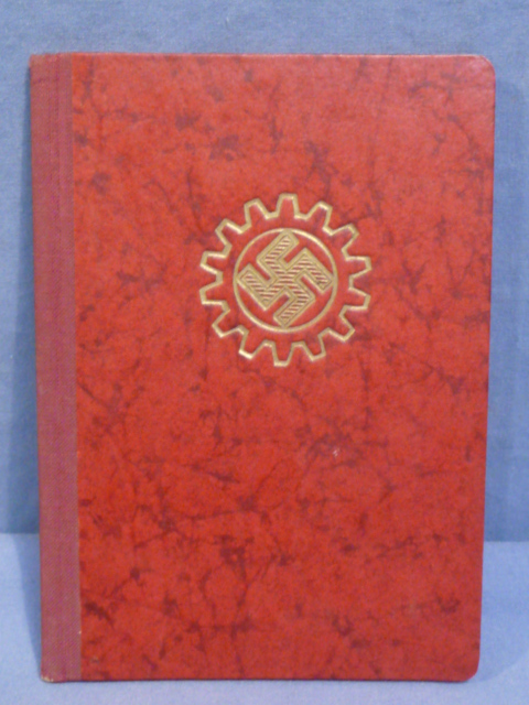 Original WWII German DAF Membership ID/Dues Book