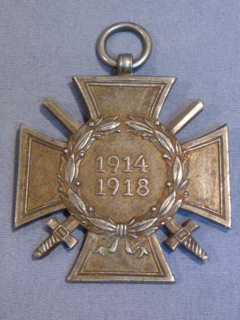 Original Pre-WWII German Combatants 1914-1918 Honor Cross, Hindenburg Cross
