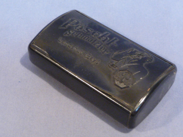 Original WWII Era German Snuff Bakelite Box, Pöschl-Schmalzler