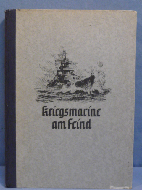 Original WWII German Kriegsmarine (Navy) on the Enemy Book, Kriegsmarine am Feind