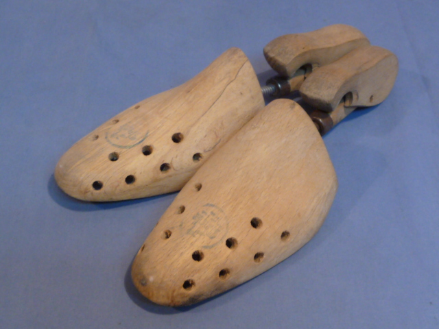 Original WWII Era German Adjustable Boot Forms, Pair