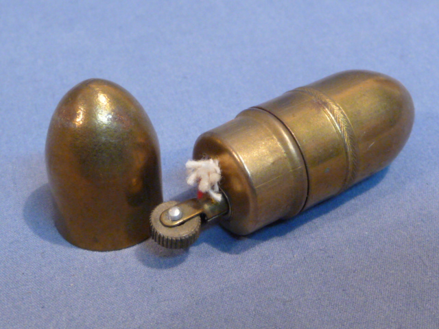 Original WWII German Soldier's Brass Cigarette Lighter