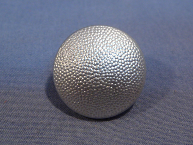 Original WWII German SILVER Pebbled Tunic Button, UNUSED 21mm