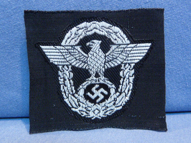 WWII Schaftmütze schwarz mit alu/schwarz kordel Schirmmütze Visor Hat Black 59cm 