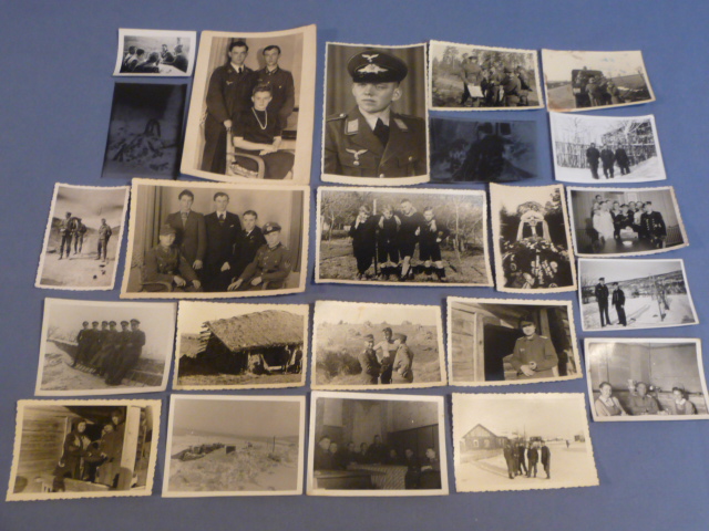 Original WWII German Photographs & Photo Negatives Lot, 50 TOTAL