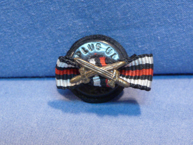 Original Pre-WWII German Lapel Button Hole Ribbon, Hindenburg Cross UNISSUED