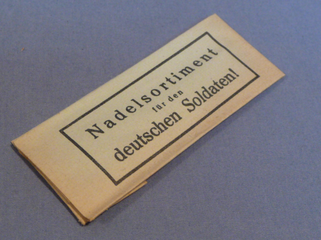Original WWII German Soldier's Sewing Needle Pack
