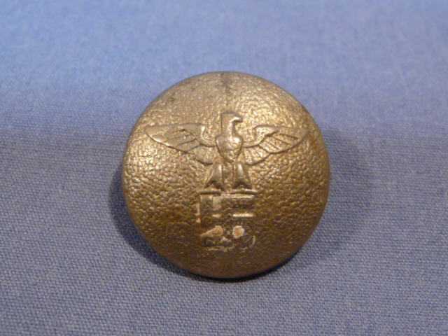 Original Nazi Era German NSDAP GOLD (Faded) Tunic Button, 21mm