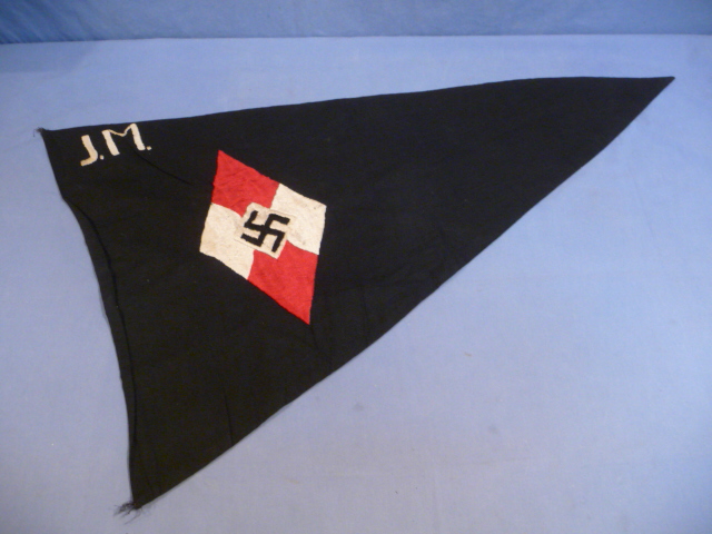 Original Nazi Era German HJ Jungm�delbund (J.M.) Pennant