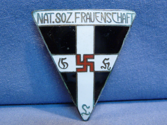 Original Nazi Era German N.S. Frauenschaft Membership Badge (Large)
