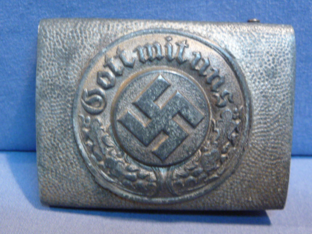 Original WWII German EM/NCO Water Police Belt Buckle