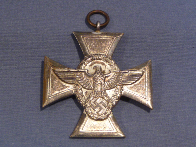 Original WWII German Police 18 Year Long Service Medal