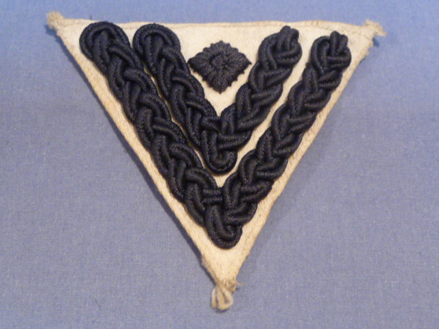 Original WWII German Kriegsmarine (Navy) Oberstabsgefreiter Rank Insignia