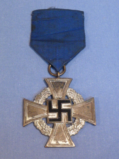 Original WWII German 25-Year Faithful Service Medal