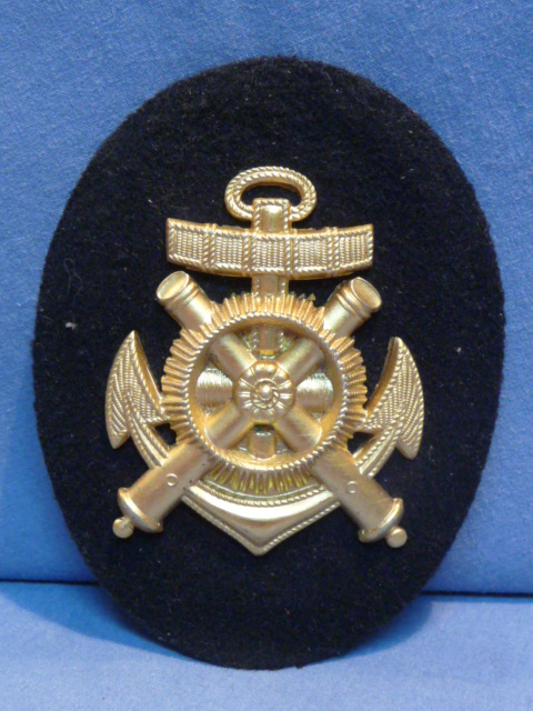 Original WWII German Kriegsmarine (Navy) Artillery Mechanic NCO's Career Sleeve Insignia