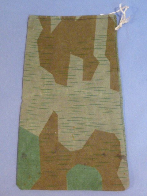 Original WWII German Splinter Camouflage Ditty Bag