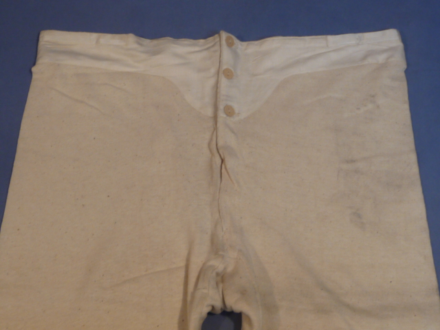 Original WWII Era German Soldier's Long Underpants