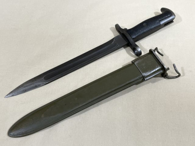 Original WWII US M1 Garand Bayonet and Scabbard, U.C. Marked