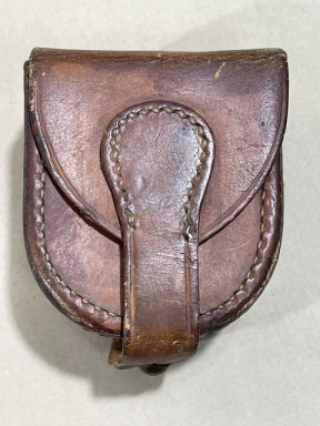 Original WWI US Leather Compass Pouch, 338 MG Battalion!