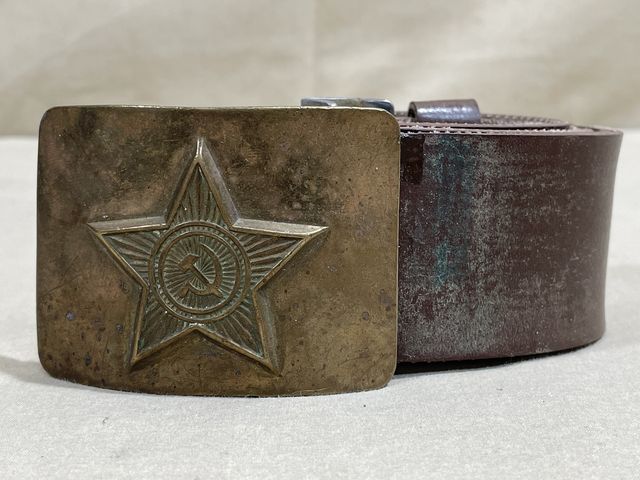 Bunker Militaria: Original COLD WAR Russian Belt and Buckle