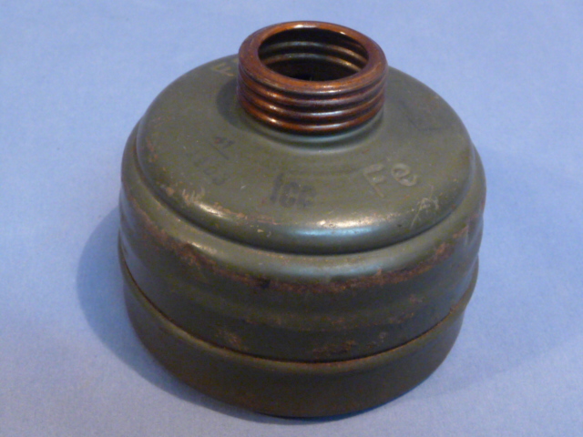 Original WWII German FE41 Gas Mask Filter