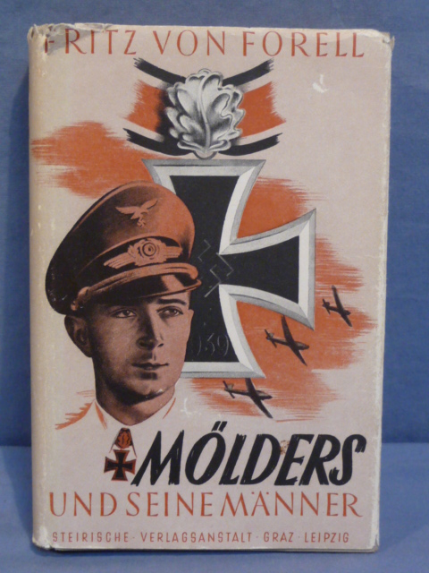 Original WWII German Mölders and His Men Book, Mölders und seine Männer