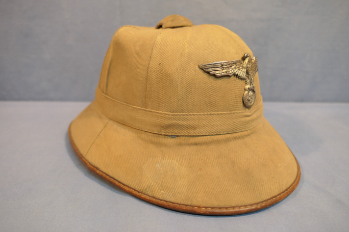 Original WWII German Kriegsmarine (Navy) Parade Tropical Pith Helmet