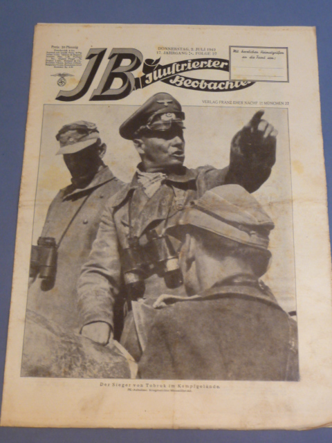 Original Nazi Era German Illustrierter Beobachter Magazine, July 1942
