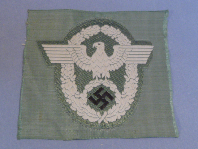 Original Nazi Era German Police Sleeve Eagle