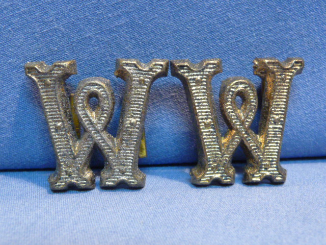 Original WWII German Heer (Army) Recruiting Officer's Shoulder Board Devices, Pair