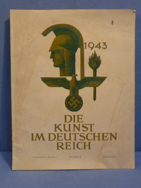 Original WWII German Art in the German Reich Magazine, DIE KUNST IM DEUTSCHEN REICH