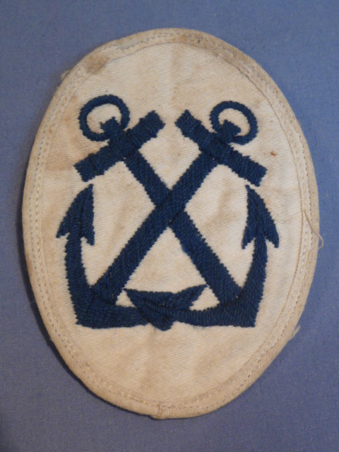 Original WWII German Kriegsmarine (Navy) Helmsmen NCO's Career Sleeve Insignia