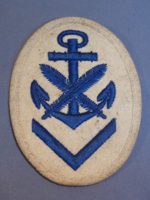 Original WWII German Kriegsmarine (Navy) Senior Clerical NCO's Career Sleeve Insignia