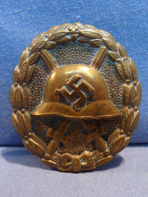 Original Pre-WWII German Pre/Early War Wound Badge in Black, Legion Condor