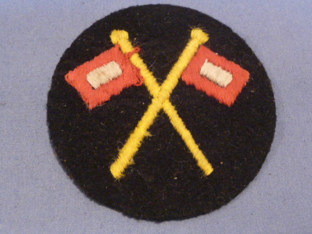 Original WWII German Kriegsmarine (Navy) Signals EM's Career Sleeve Insignia