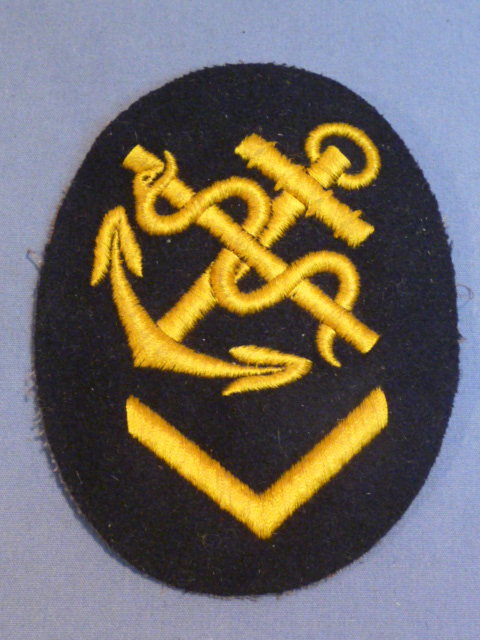 Original WWII German Kriegsmarine (Navy) Senior Medical NCO's Career Sleeve Insignia
