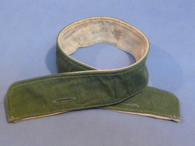 Original WWII German Army Soldiers Tunic Collar Liner