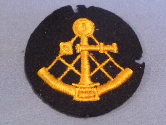 Original WWII German Kriegsmarine Helmsmen EM's Career Sleeve Insignia